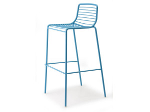 Стальной высокий стул