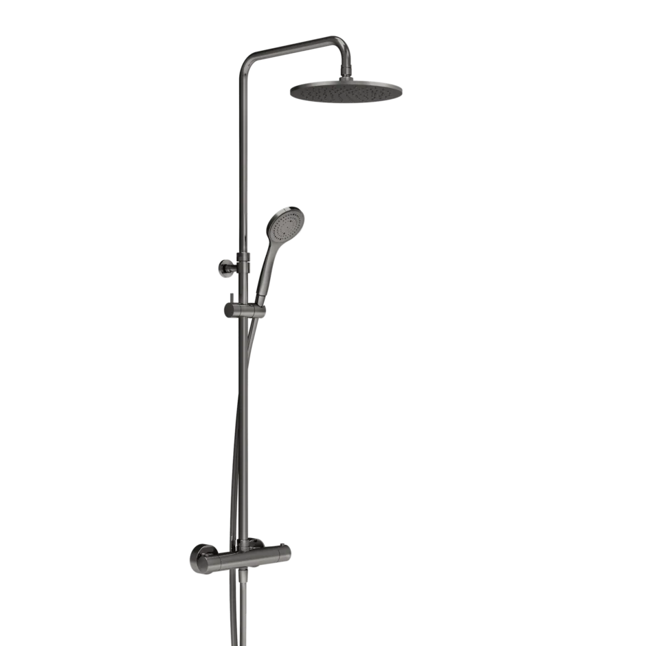 Душевая колонка 35175 706 Gessi Minimalistic shower ЧЕРНЫЙ МЕТАЛЛ PVD 35175706