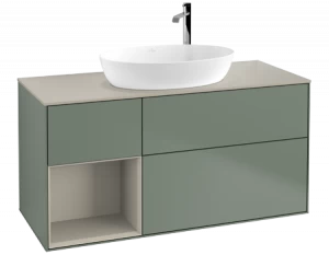 Villeroy&Boch Тумба под раковину Прямоугольная версия F943HHGM Finion Olive Matt Lacquer