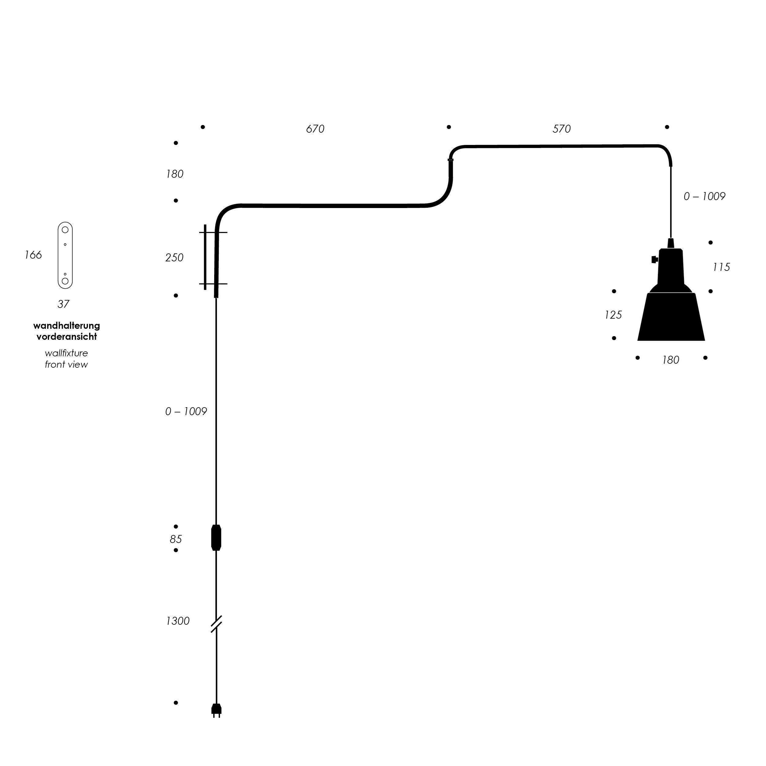 Регулируемая металлическая настенная лампа Midgard Licht K830 ARCH-00129519 - Вид №17