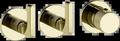 Смеситель для душа 58334 710 Gessi Inciso ЛАТУНЬ PVD