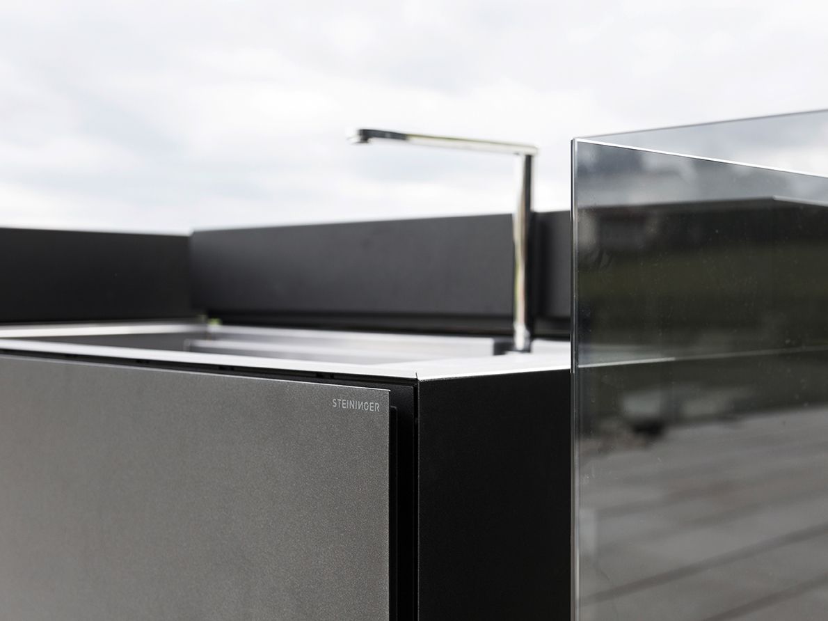 Modular steel outdoor kitchen Steininger Rock Air ARCH-00004640 - Вид №4