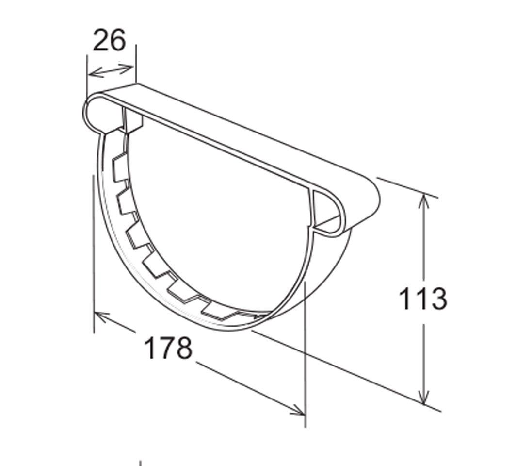 Головка желоба Купраелита 133 First Corporation First Plast ARCH-00127870 - Вид №2