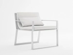 GANDIABLASCO Садовое кресло-санки из термолакированного алюминия с подлокотниками Blau