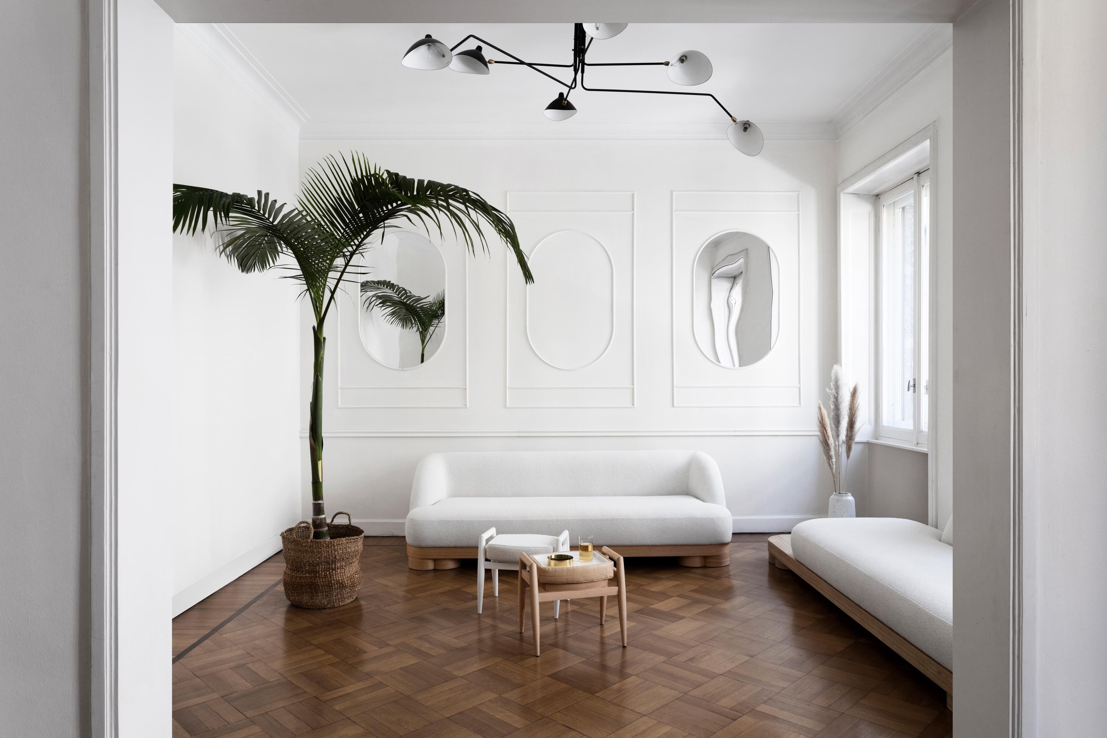 Низкий стул с мягким сиденьем DOM EDIZIONI коллекция Ривьера ARCH-00083517 - Вид №1