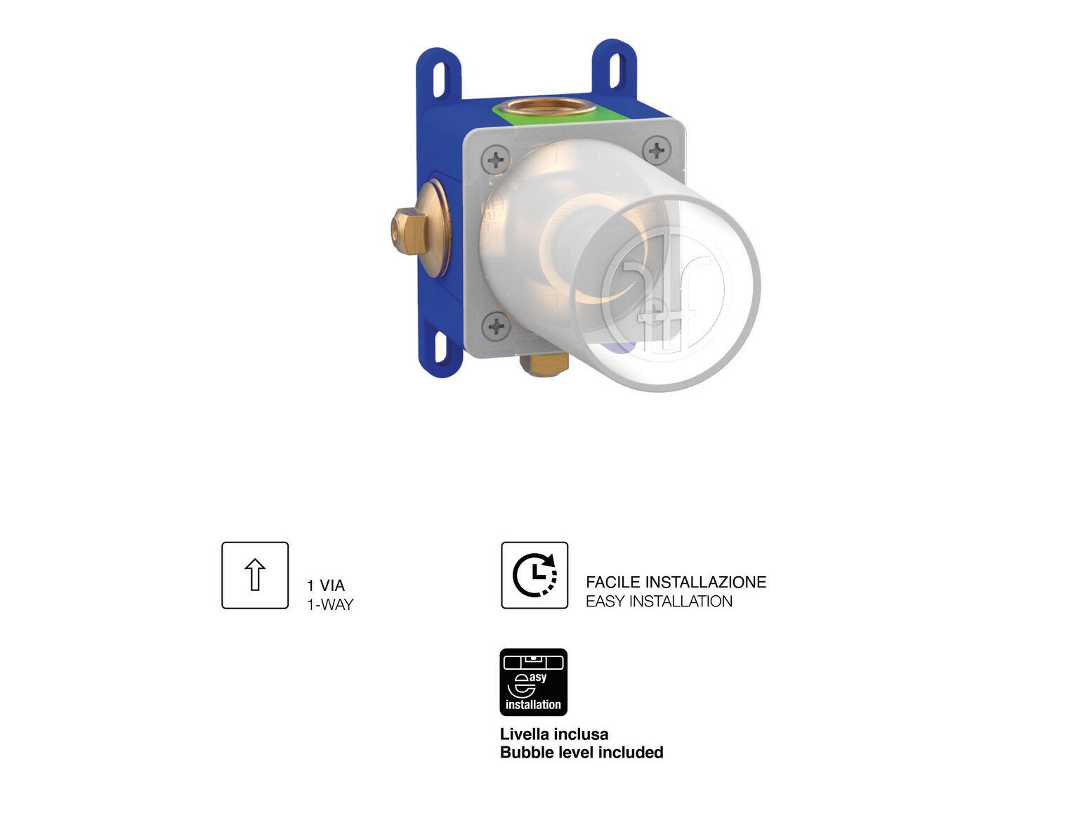 Утопленный корпус для остановки Rubinetterie Frattini 98061 ARCH-00136513 - Вид №1