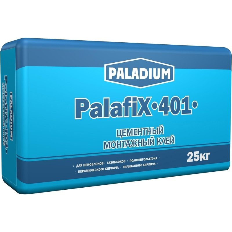 15290291 Клей монтажный для блоков Palafix-401, 25 кг STLM-0005657 PALLADIUM
