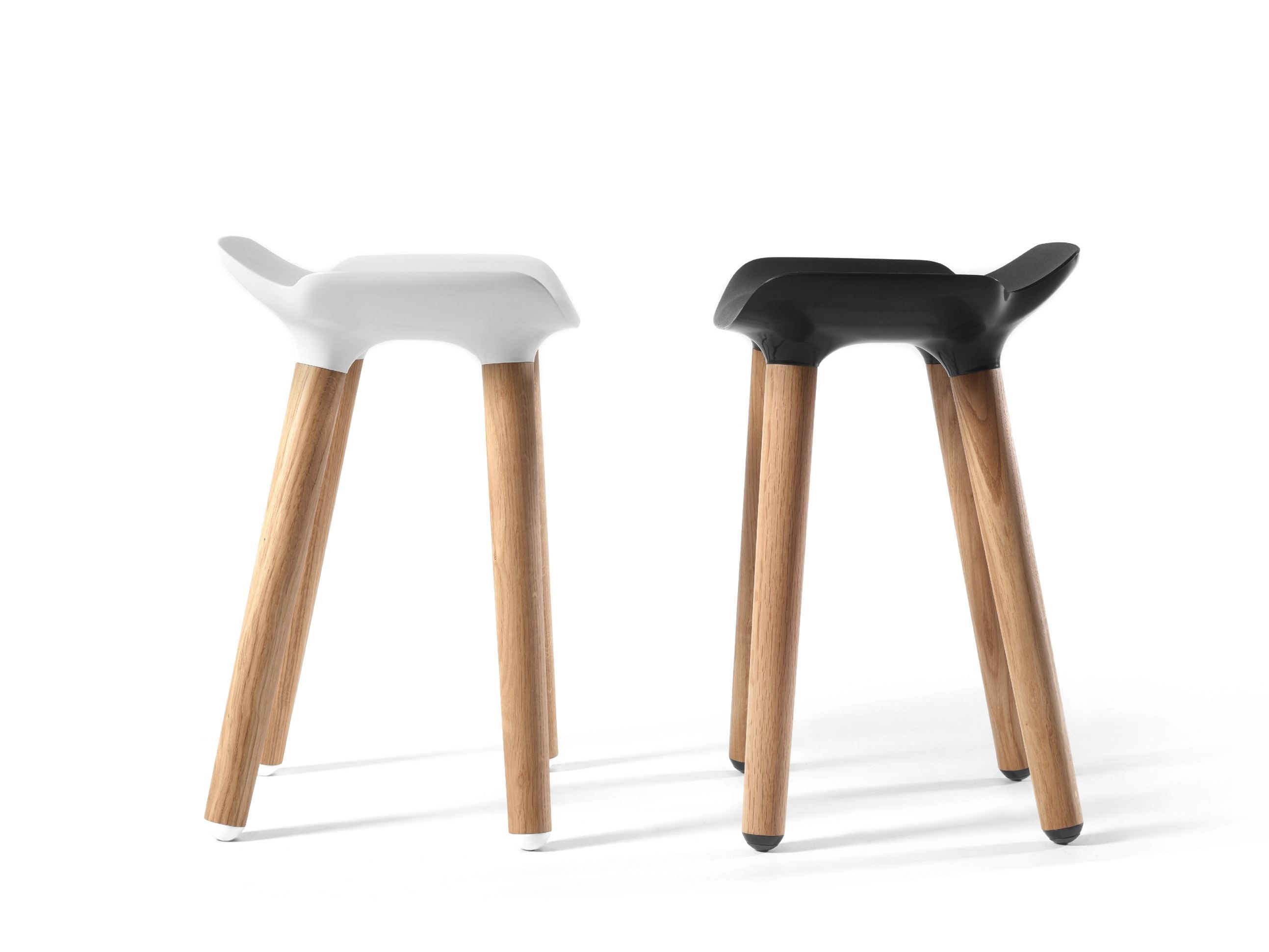 Низкий стул из дерева и полипропилена Quinze & Milan Pilot ARCH-00030889 - Вид №7