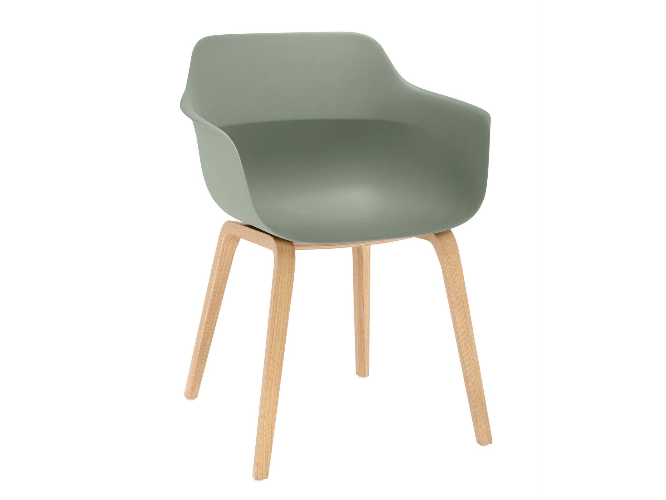 Экологичный пластиковый стул с подлокотниками с 4 ножками Brunner crona ARCH-00089525