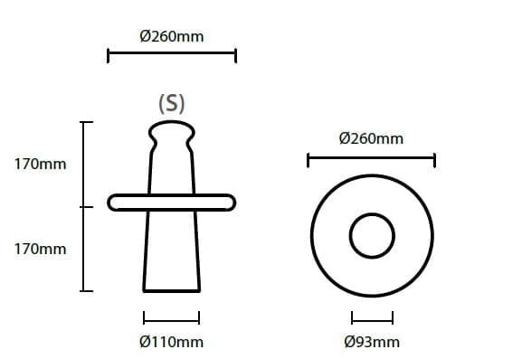 Бетонный светодиодный светильник URBI et ORBI Pin ARCH-00015454 - Вид №5