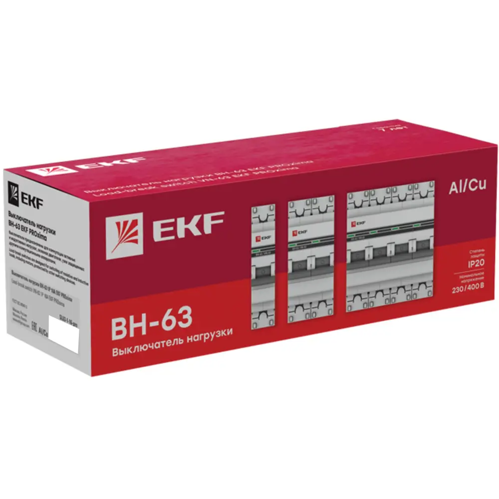 Выключатель нагрузки EKF ВН-63 1P 16 А STLM-2064808 - Вид №3