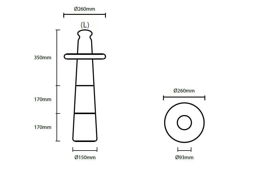 Бетонный светодиодный светильник URBI et ORBI Pin ARCH-00015454 - Вид №7