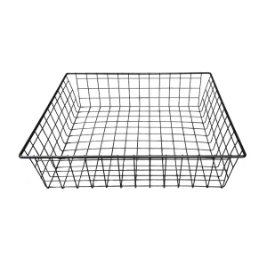 Выдвижная корзина с рамой UMM 11.02.04.4.0.1 43.50x12x48.50 см сталь цвет черный