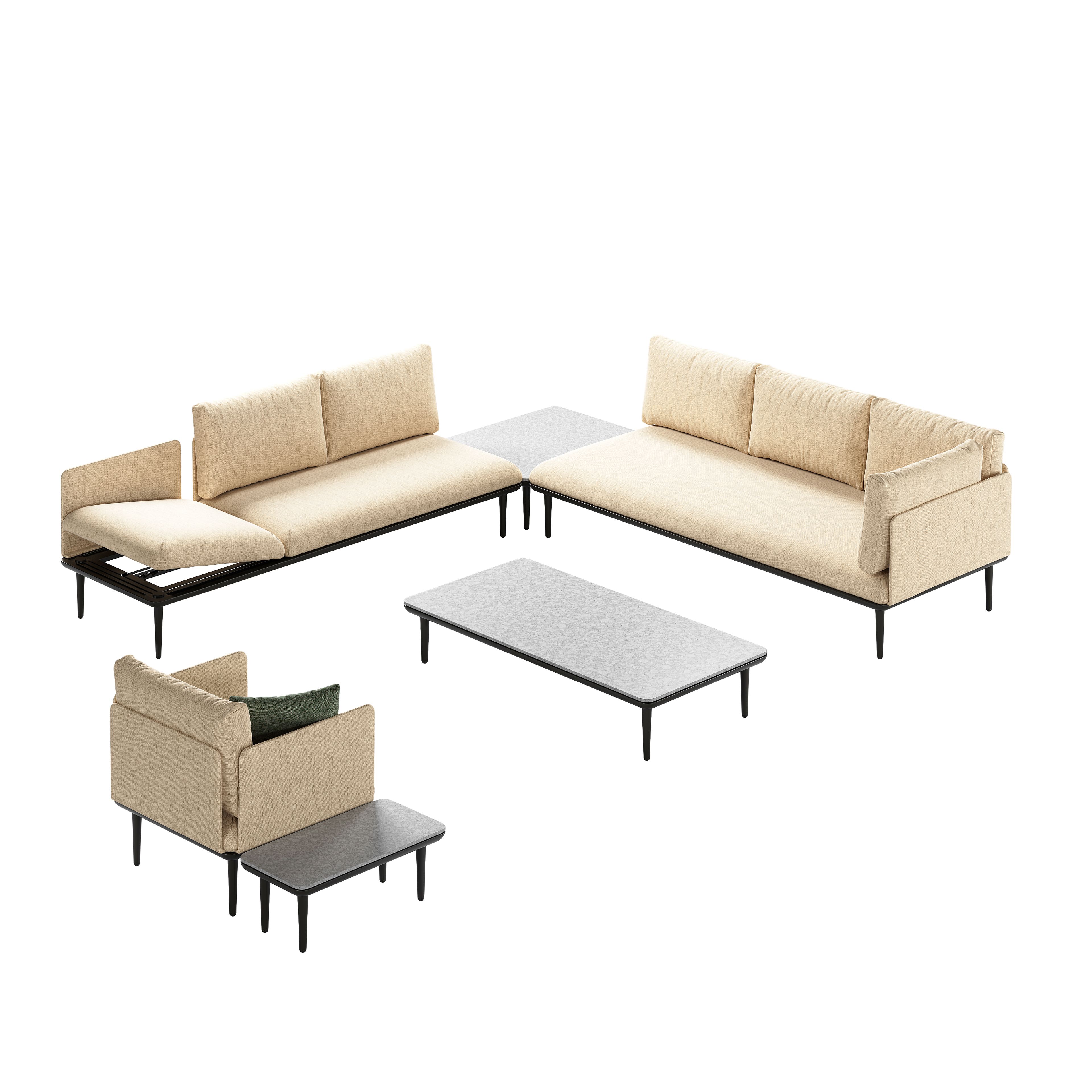 Гостиная ткань сад набор Royal Botania Styletto Lounge ARCH-00131207 - Вид №12