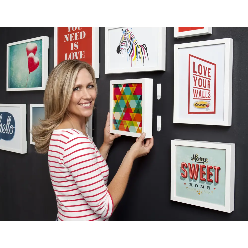 Застежки для рамок Command малые, пластик, цвет белый, 4 пары STLM-2076699 - Вид №4