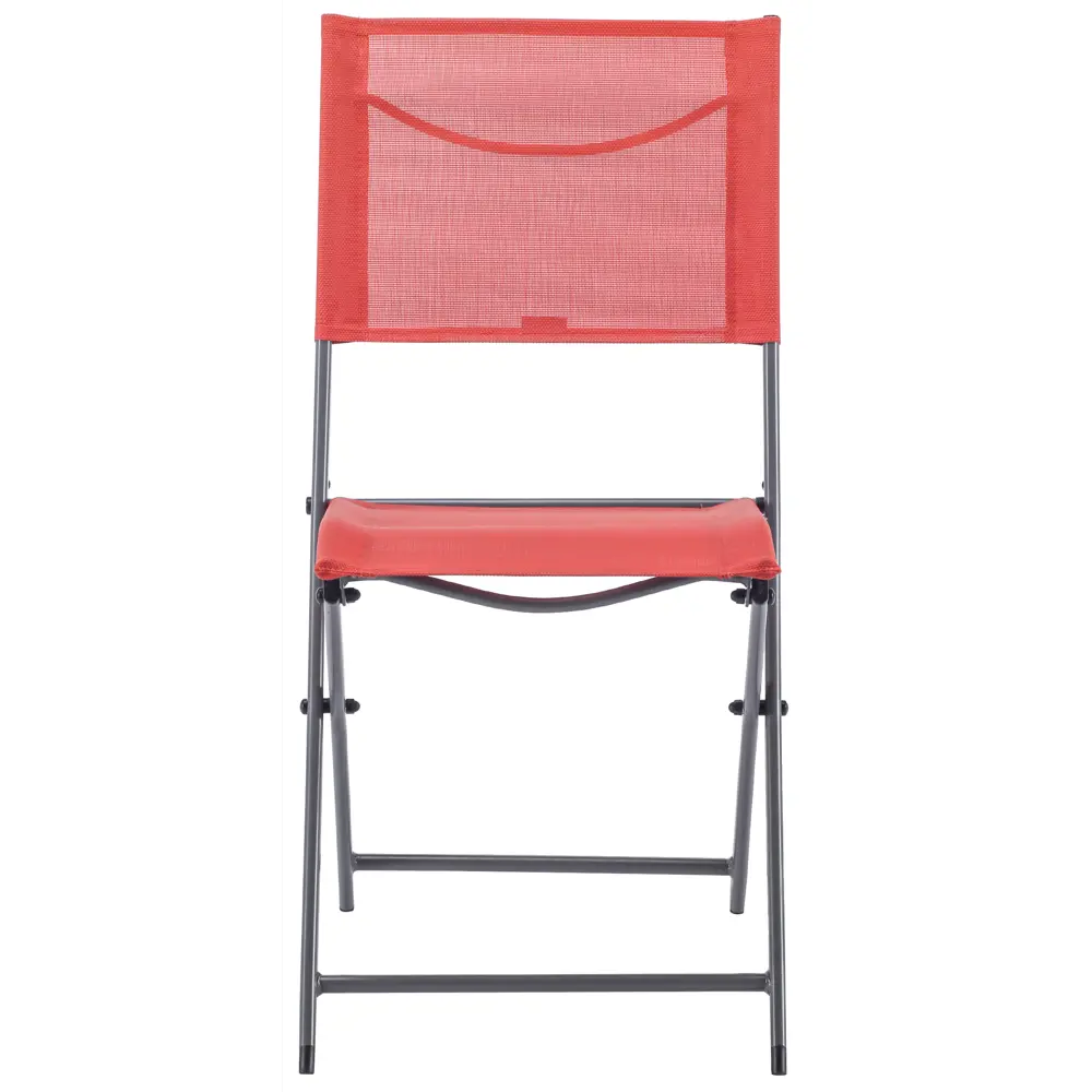 Стул Naterial Emys Origami складной 52x42x83 см сталь красный STLM-2172913 - Вид №3