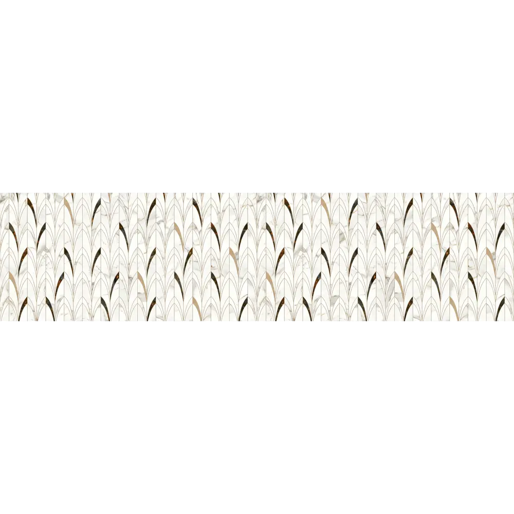 Стеновая панель Delicate Amber 240x0.4x60 см алюминий цвет белый ALUMOART STLM-2040820 - Вид №2