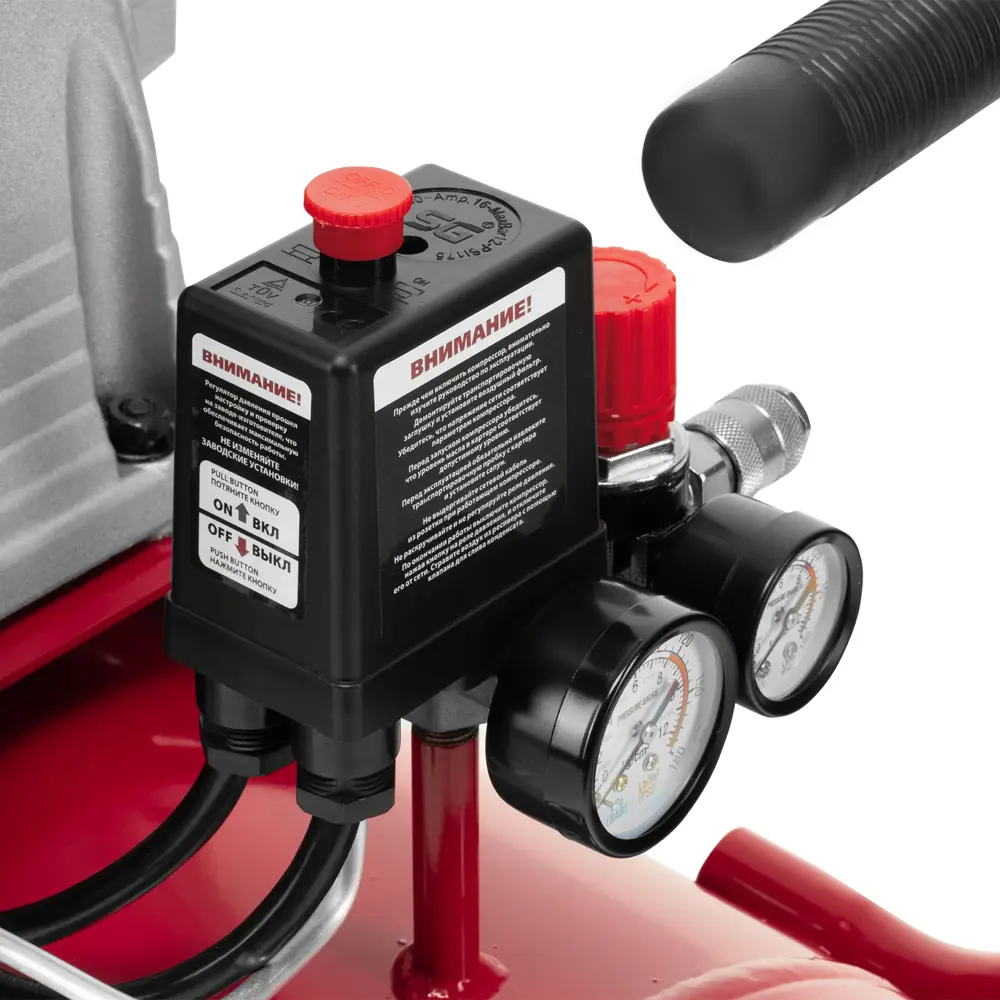 Компрессор сетевой ременной масляный Kronwerk 58106, 100 л 380 л/мин STLM-2196351 - Вид №14