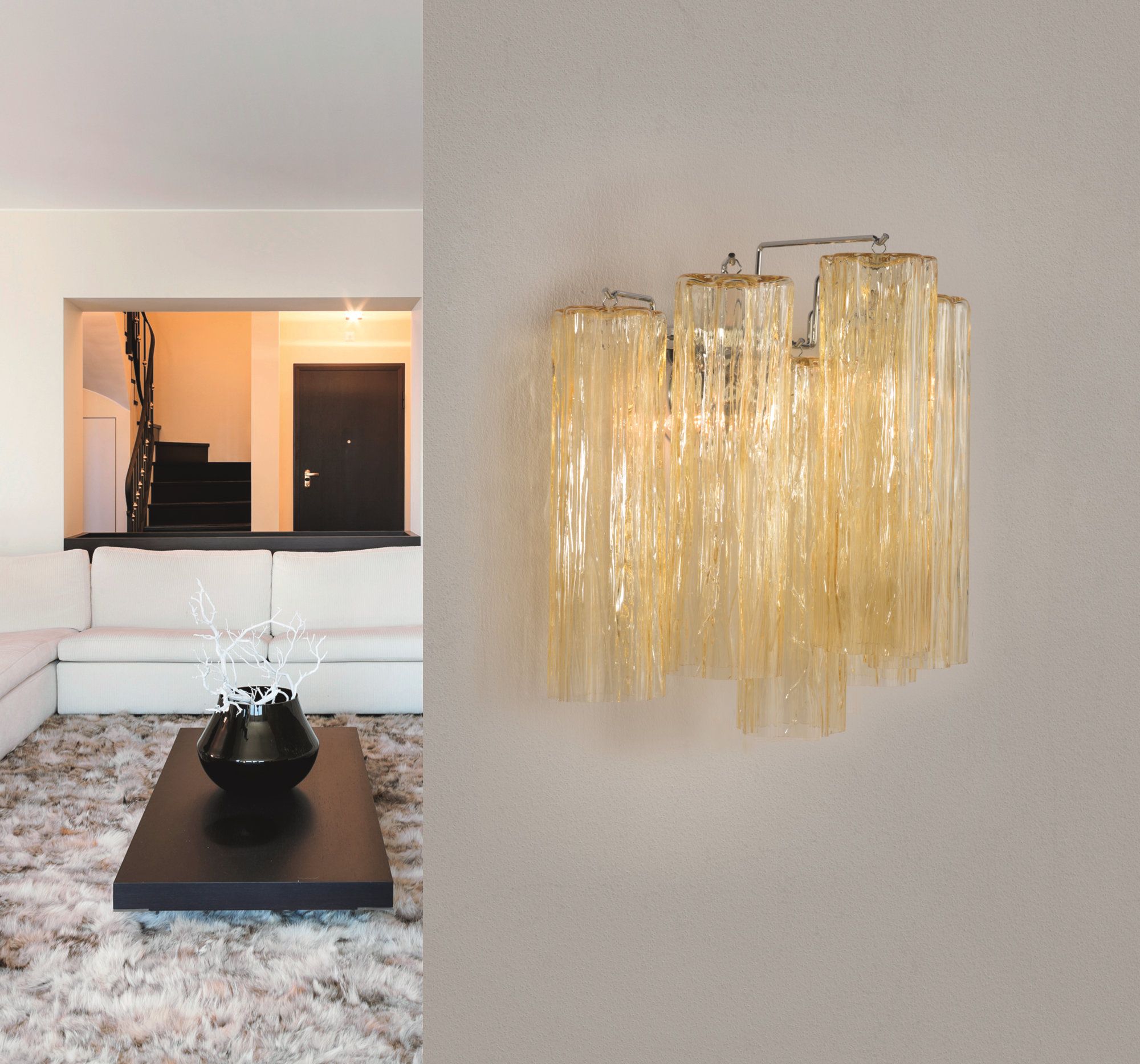 Настенный светильник из муранского стекла Patrizia Volpato Glace ARCH-00123225 - Вид №1