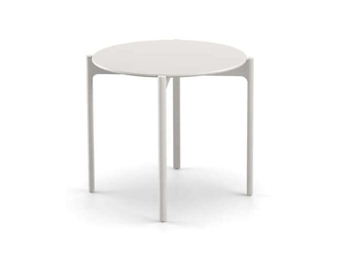 Круглый алюминиевый журнальный столик с порошковым покрытием HPL Top DEDON IZON ARCH-00152193