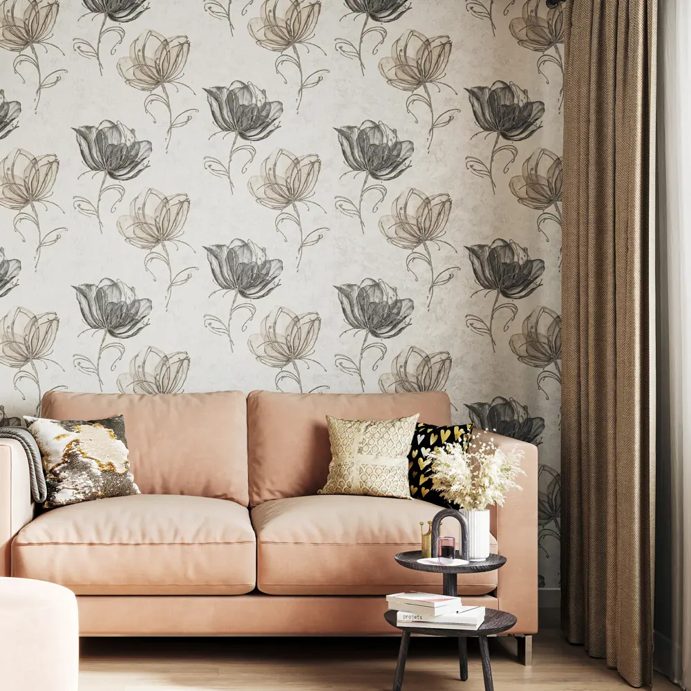 Обои флизелиновые Palitra Life Holland бежевые 1.06 м PL71908-18 STLM-2060196 - Вид №2