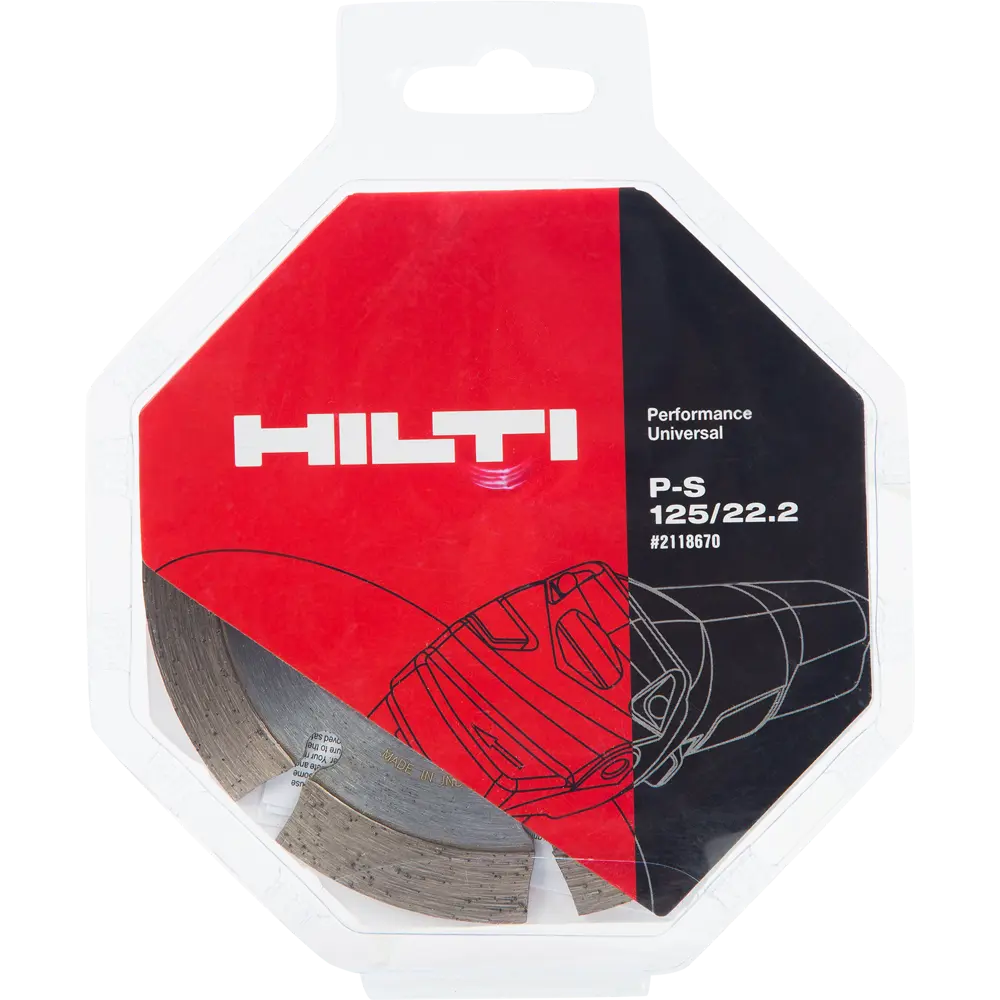 Диск алмазный универсальный Hilti P-S 125/22.2 мм STLM-2009249 - Вид №2