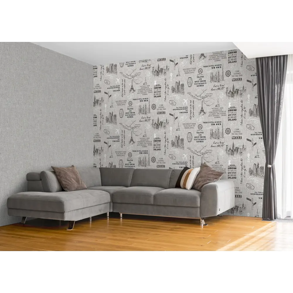 Обои Discovery VS984087, флизелиновые, 1.06х10 м Victoria Stenova STLM-2174884 - Вид №3