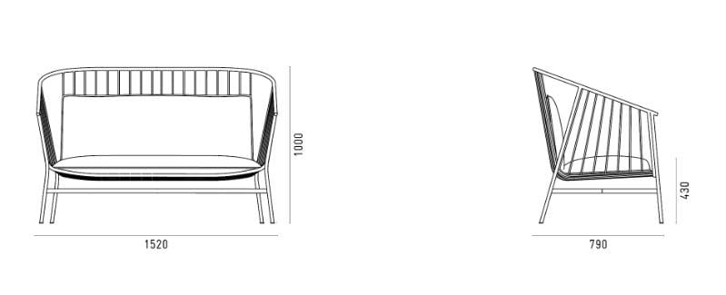 Стальной диван SP01 Jeanette ARCH-00117509 - Вид №15