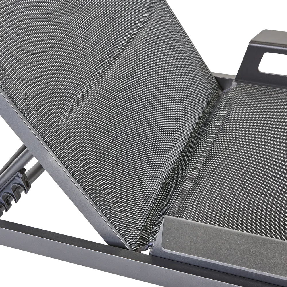 Шезлонг Naterial Odyssea II 222x87.5x64 см алюминий/текстилен серый STLM-2087687 - Вид №14