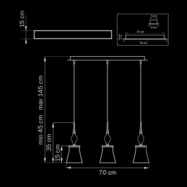 Подвесной светильник Lightstar Escica 806030 LIGHTSTAR ДИЗАЙНЕРСКИЕ, ESCICA 070487 Белый  - Вид №1