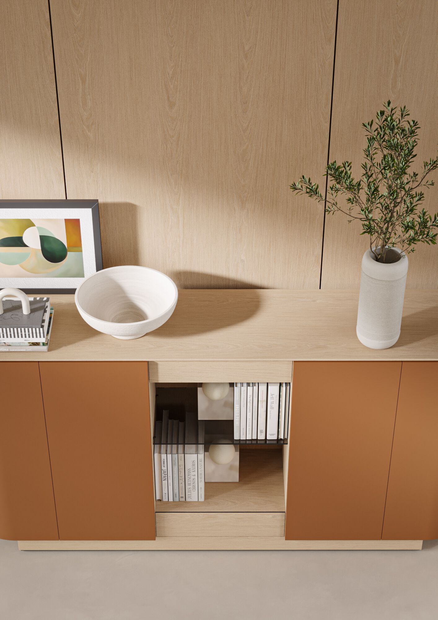 Шкаф из дуба с распашными дверями PROF Dea ARCH-00116449 - Вид №16