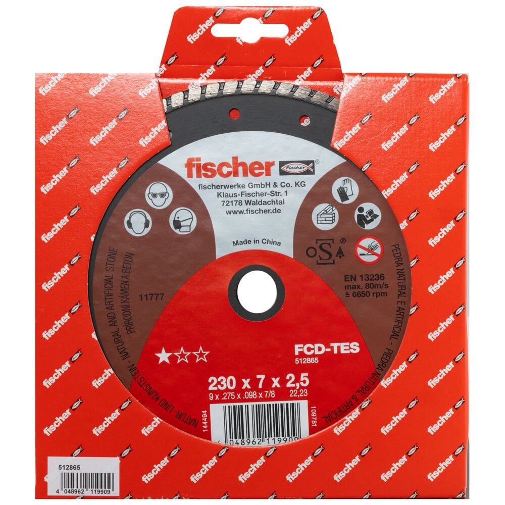 Алмазный отрезной диск FISCHER FCD-TES ARCH-00046211 - Вид №10