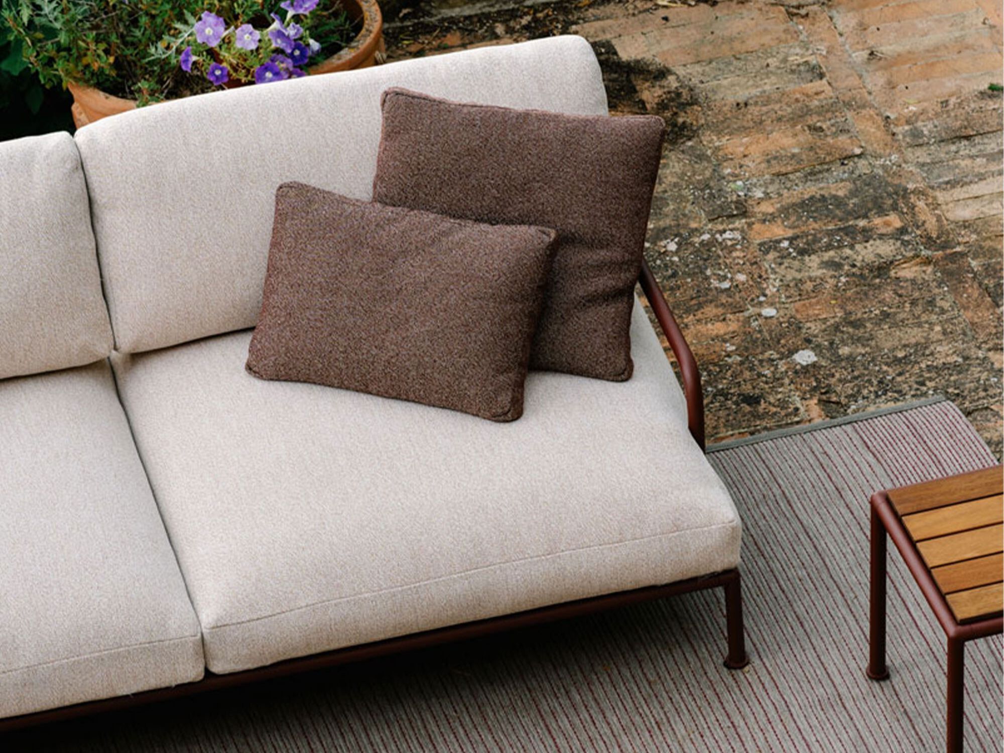 Тканевый садовый диван с подлокотниками FAST Roè ARCH-00069890 - Вид №7