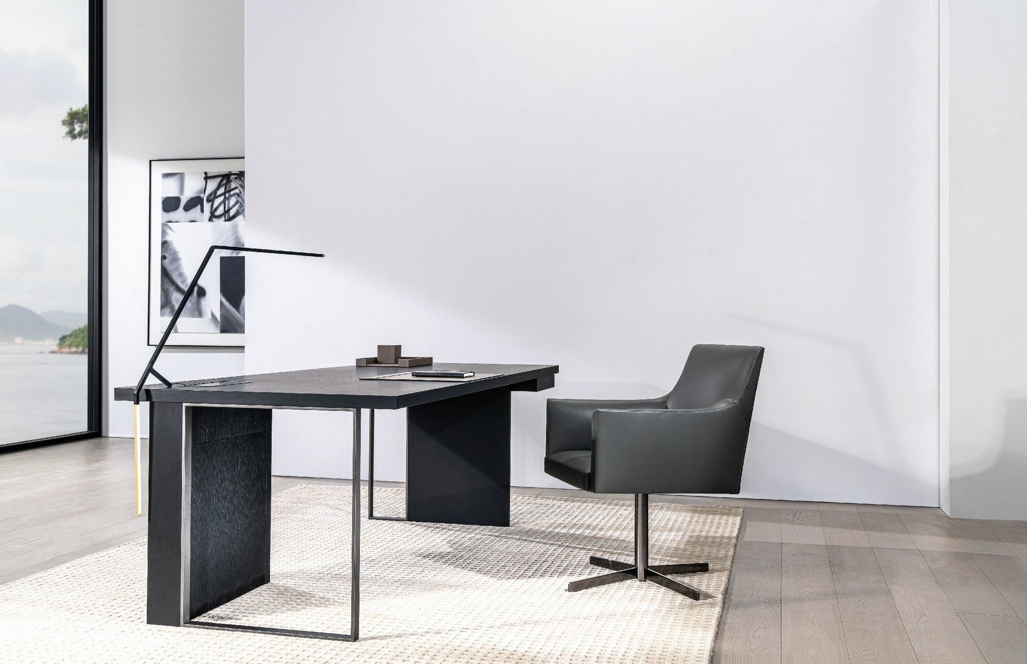 Деревянный шпон исполнительный стол с ящиками CAMERICH TIME ARCH-00052468 - Вид №1