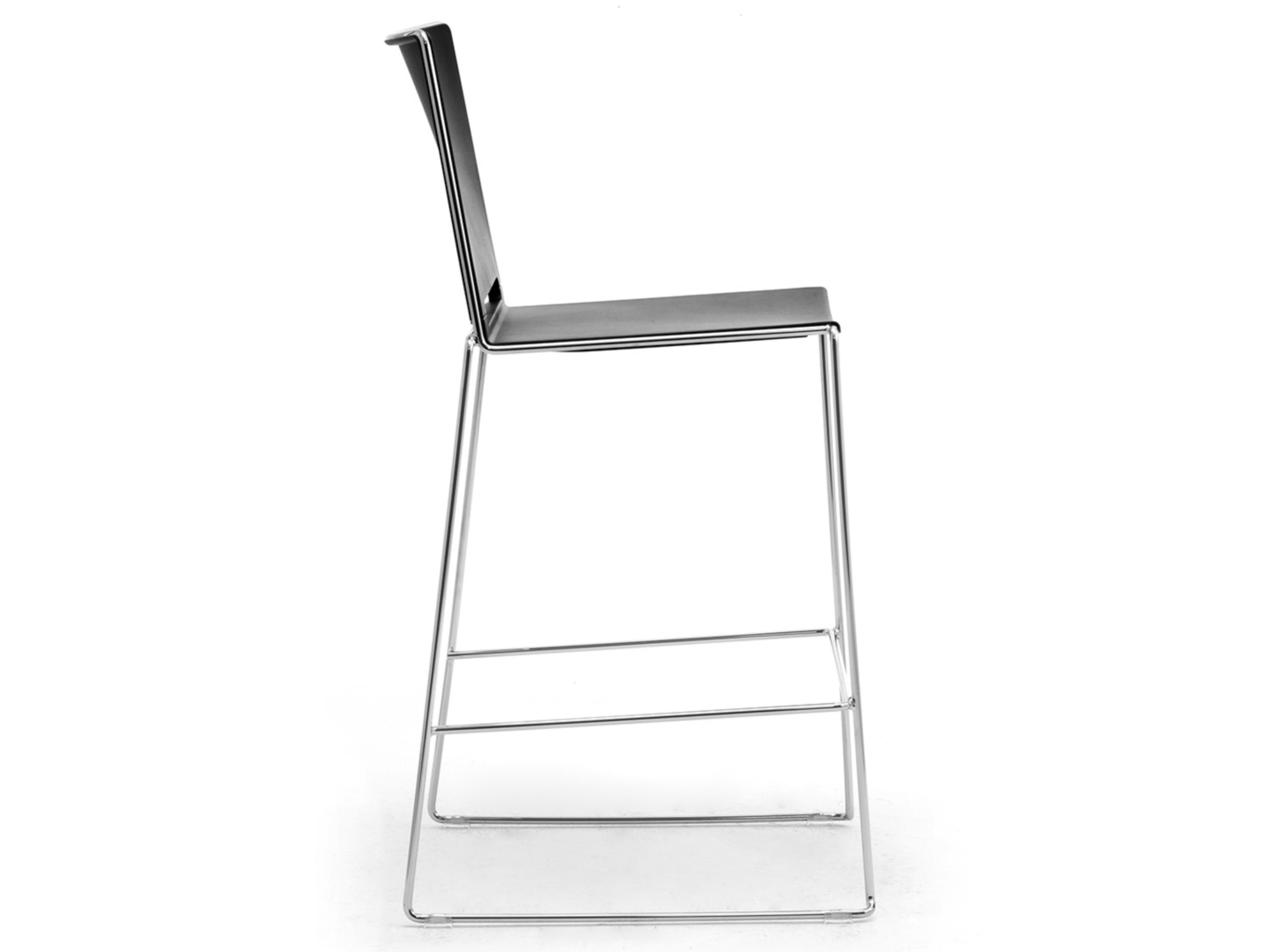 Табурет из хромированной стали и полипропилена Leyform iLike ARCH-00123746 - Вид №1