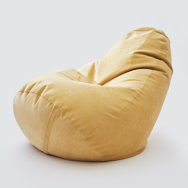Кресло-мешок "Дели" желтое Velvet Lux 30 МАСТЕРСКАЯ КРЕСЛО  335285 Желтый Santreyd  - Вид №1