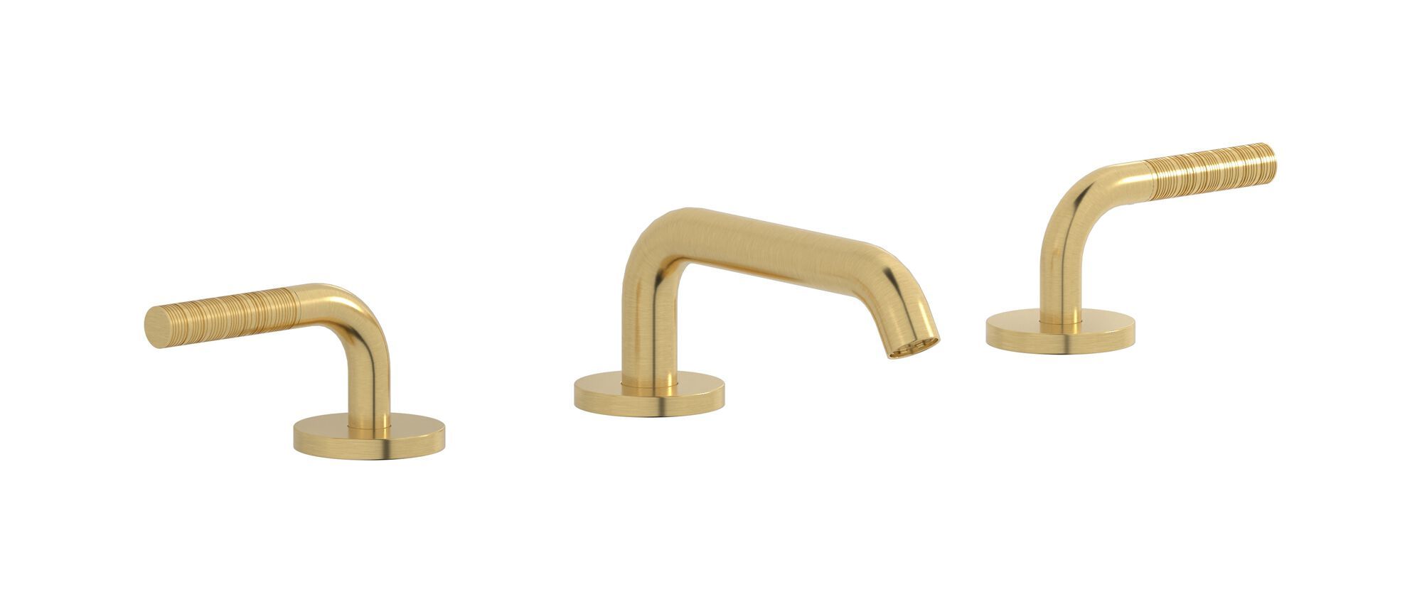 Смеситель для раковины с 3 отверстиями для пола с автоматическим сливом IB винил ARCH-00118431 - Вид №7