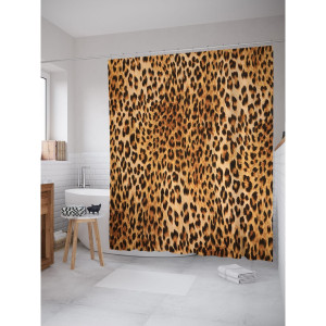 Шторка для ванной Классический леопард 180х200 см AMBESONNE