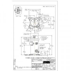 Danfoss MLZ — герметичные спиральные компрессоры MLZ026T5LP9A Компрессор спиральный 121L8639