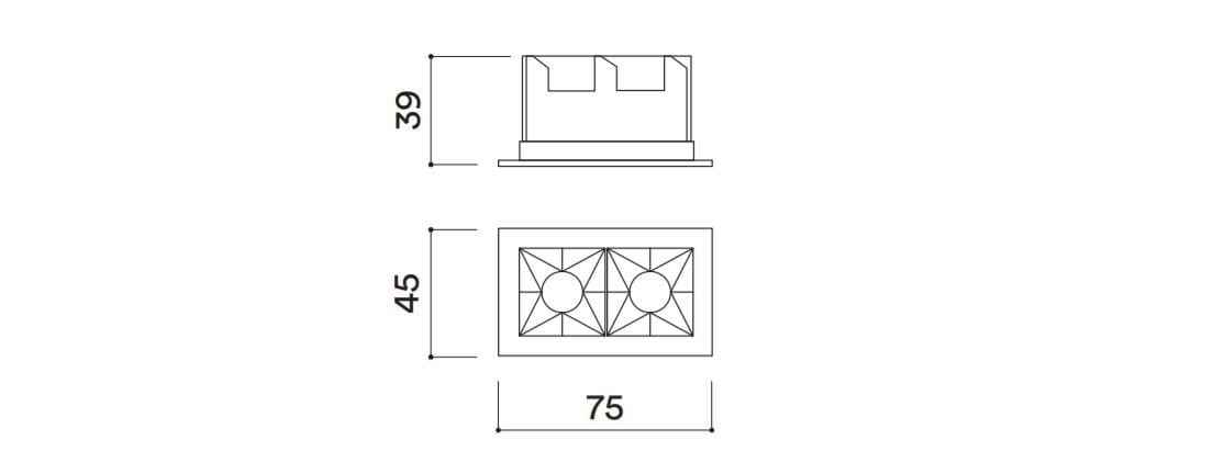 Несколько металлических светодиодных утопленных прожекторов HER Nixe ARCH-00111145 - Вид №2