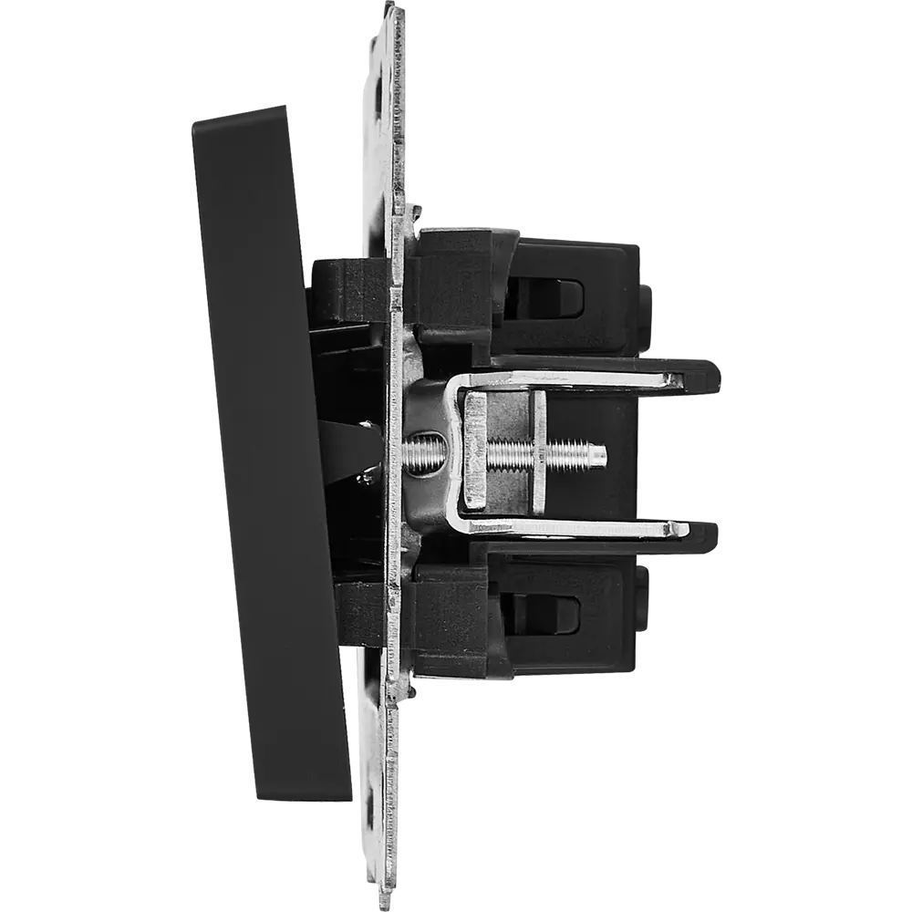 Выключатель IEK Brite самовозвратный графитовый для современного интерьера 87761727 STLM-1116334 - Вид №2