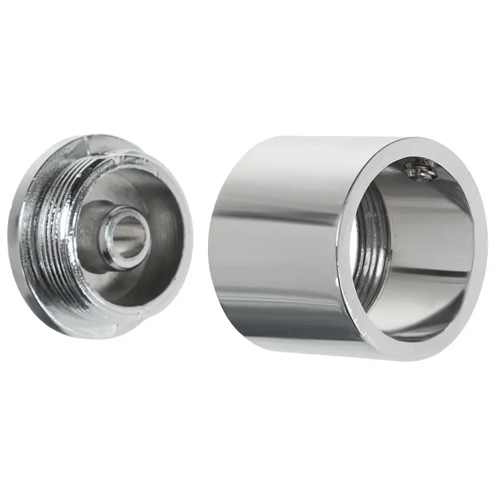 Держатель торцевой 2.5 см цвет хром INSPIRE STLM-2165745 - Вид №1