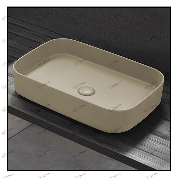 SHCOLAR60LN Накладная раковина на столешницу  прямоугольная Ceramica Cielo 