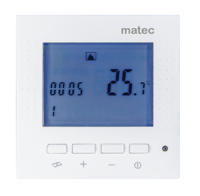 91270787 Терморегулятор для теплого пола Matec RTP-01 электронный программируемый цвет белый STLM-0530223 ZAMEL