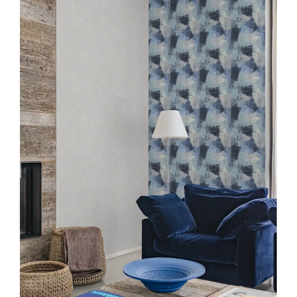 Обои флизелиновые Grandecolife Triangles серые 1.06 м R104013 STLM-2020214 - Вид №3