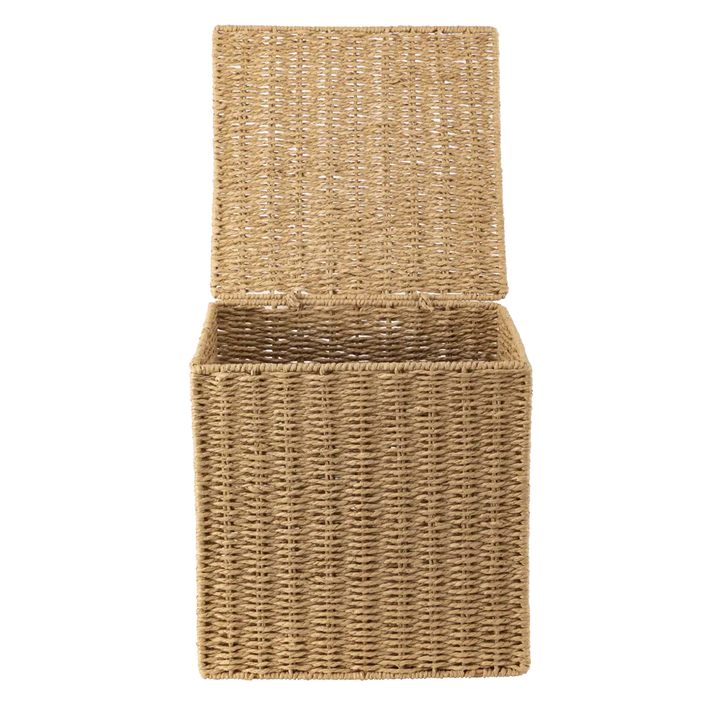 Корз с крышкой 30X30X30 см беж Konsensa STLM-2059812 - Вид №5