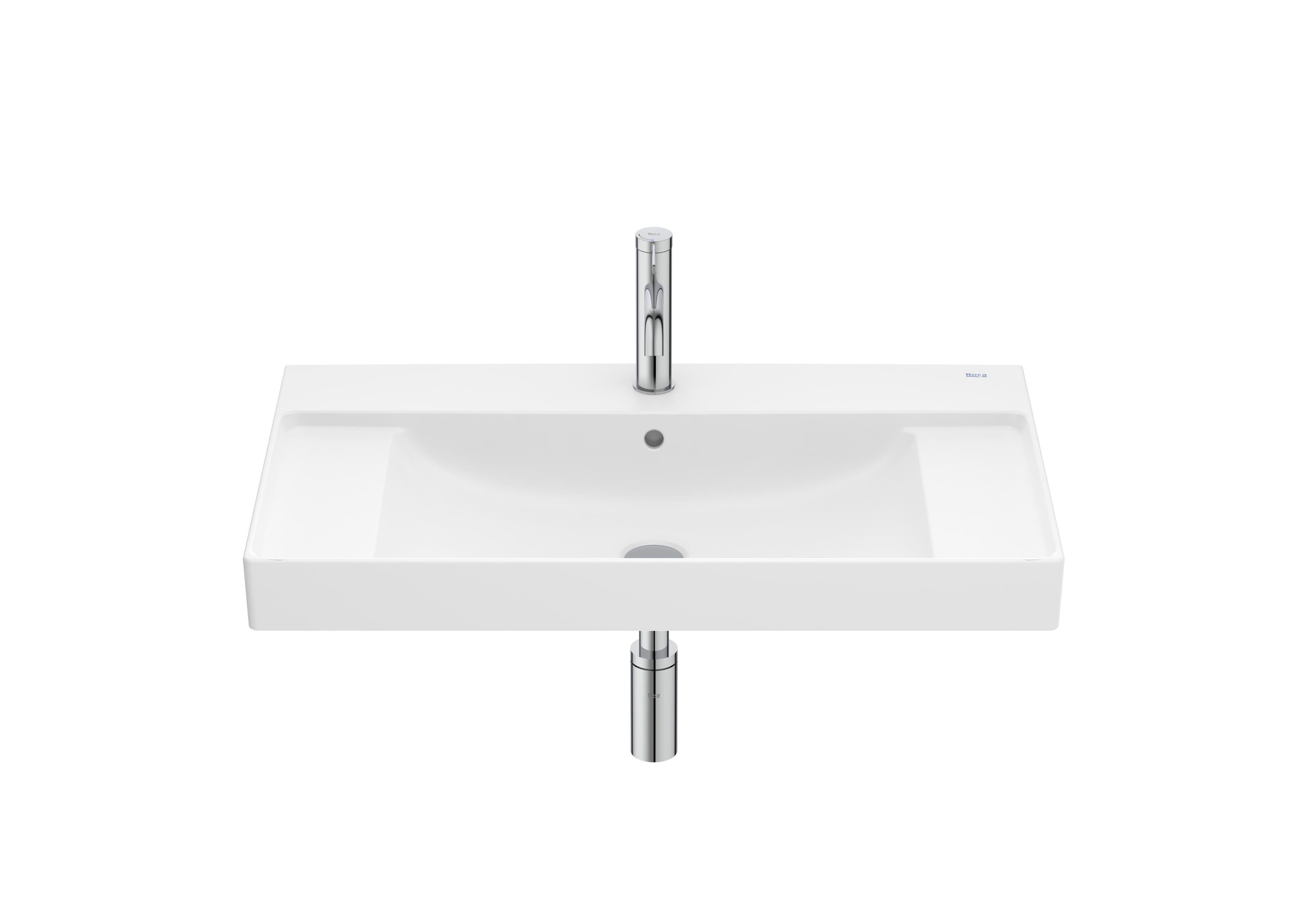 Керамическая одиночная подвесная раковина с столешницей Roca Ona ARCH-00063132 - Вид №9