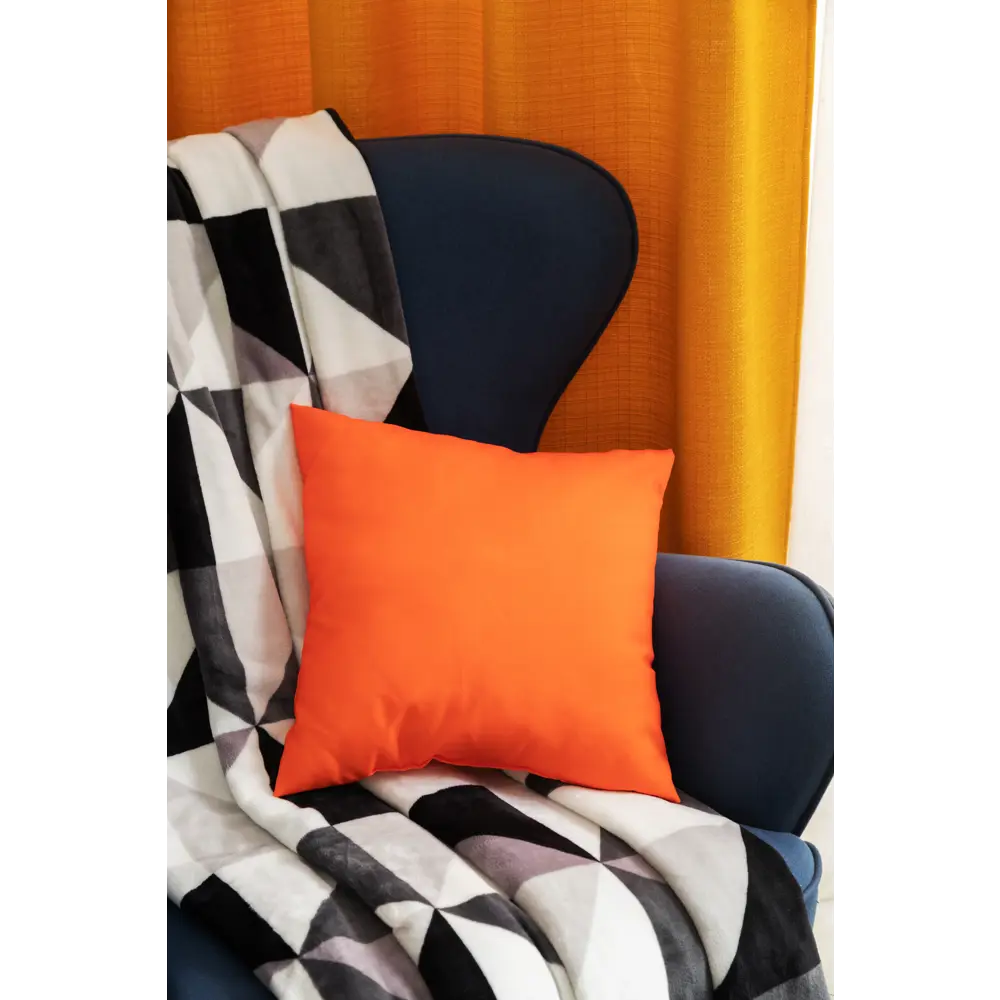 Подушка декоративная «Яркость» 40х40 см цвет оранжевый SEASONS STLM-2019503 - Вид №3