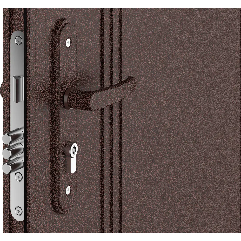 Металлическая входная дверь DOORHAN Эко с антивандальным покрытием 16802323 STLM-0007193 - Вид №1