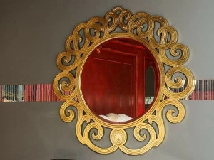 Carpanelli Настенное зеркало в раме Metamorfosi Sp11f06